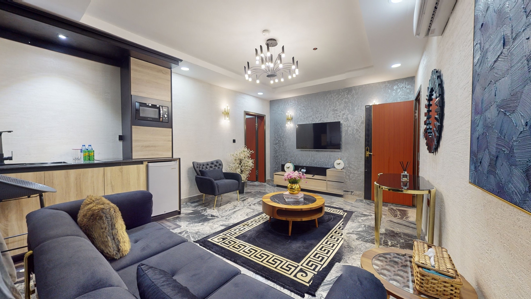 Luxury Apartments Abuja Yanna Apartments by khaliques Block 2 Futur Living Room(2)