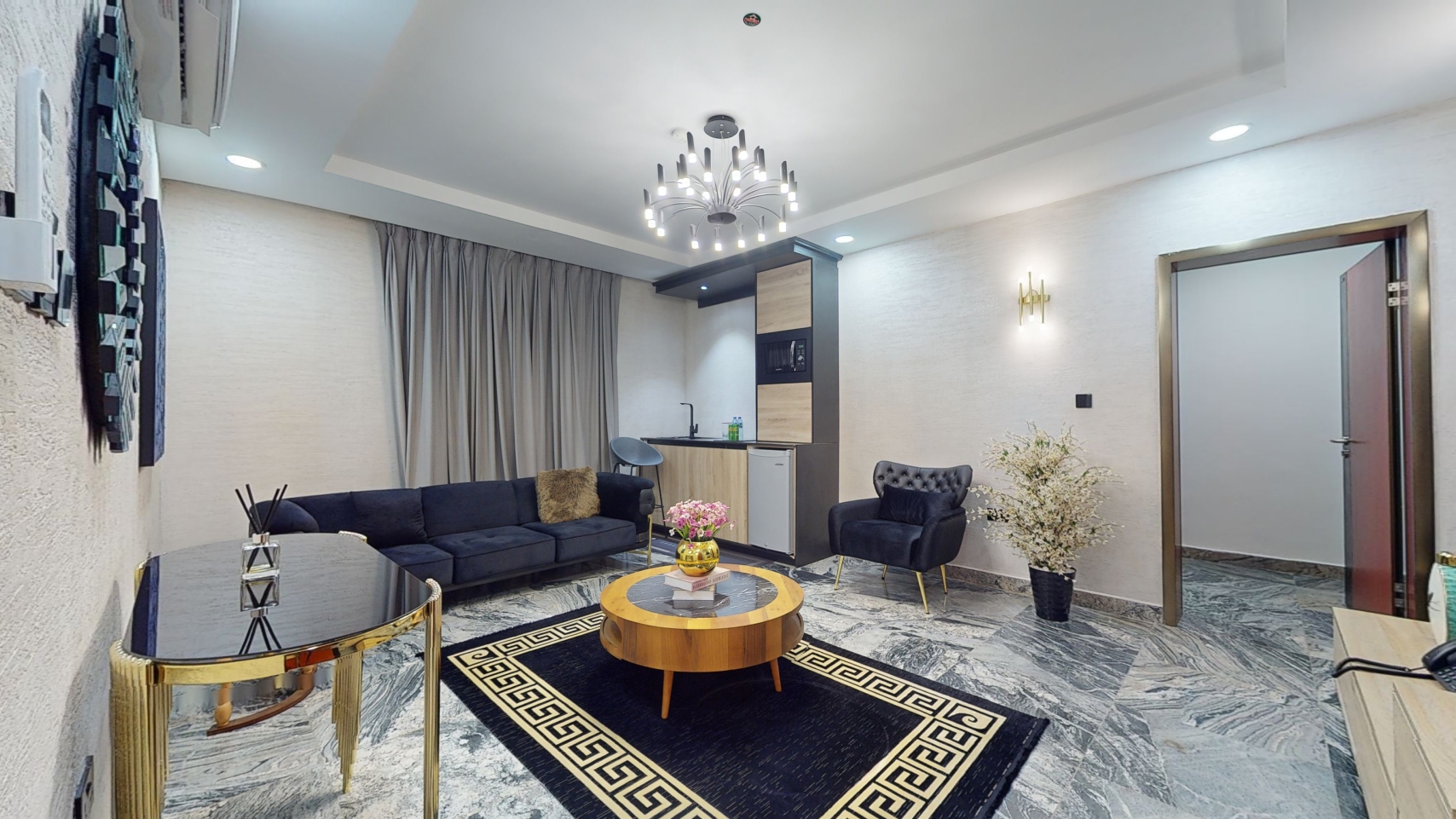 Luxury Apartments Abuja Yanna Apartments by khaliques Block 2 Futur Living Room(3)