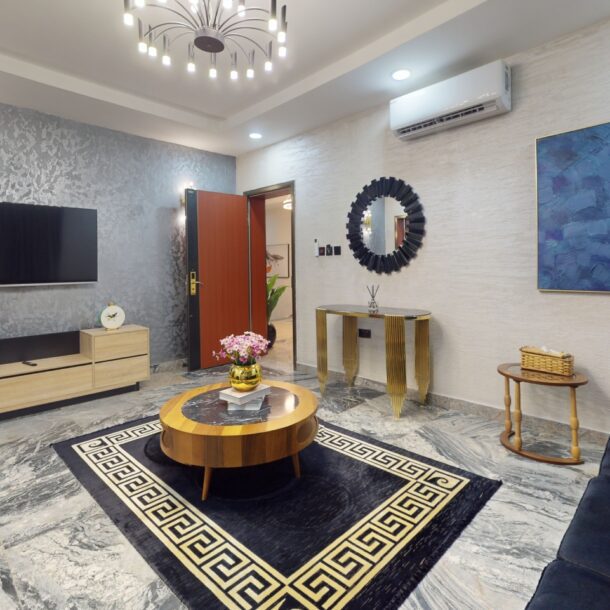 Luxury Apartments Abuja Yanna Apartments by khaliques Block 2 Living Room(2)