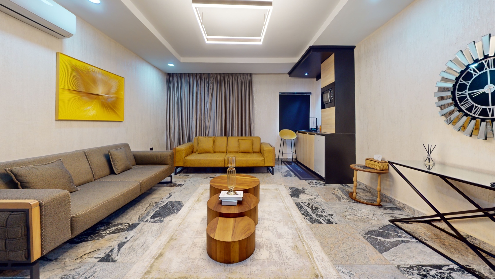 Luxury Apartments Abuja Yanna Apartments by khaliques Block 4 Living Room(1)