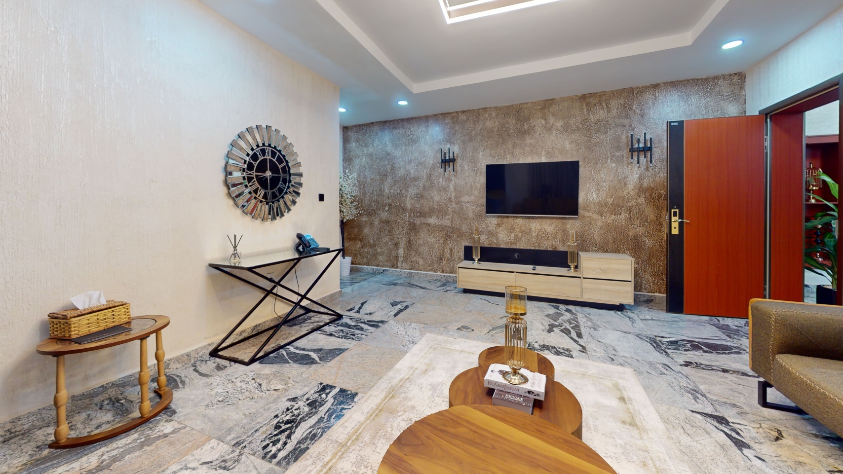 Luxury Apartments Abuja Yanna Apartments by khaliques Block 4 Living Room(2)