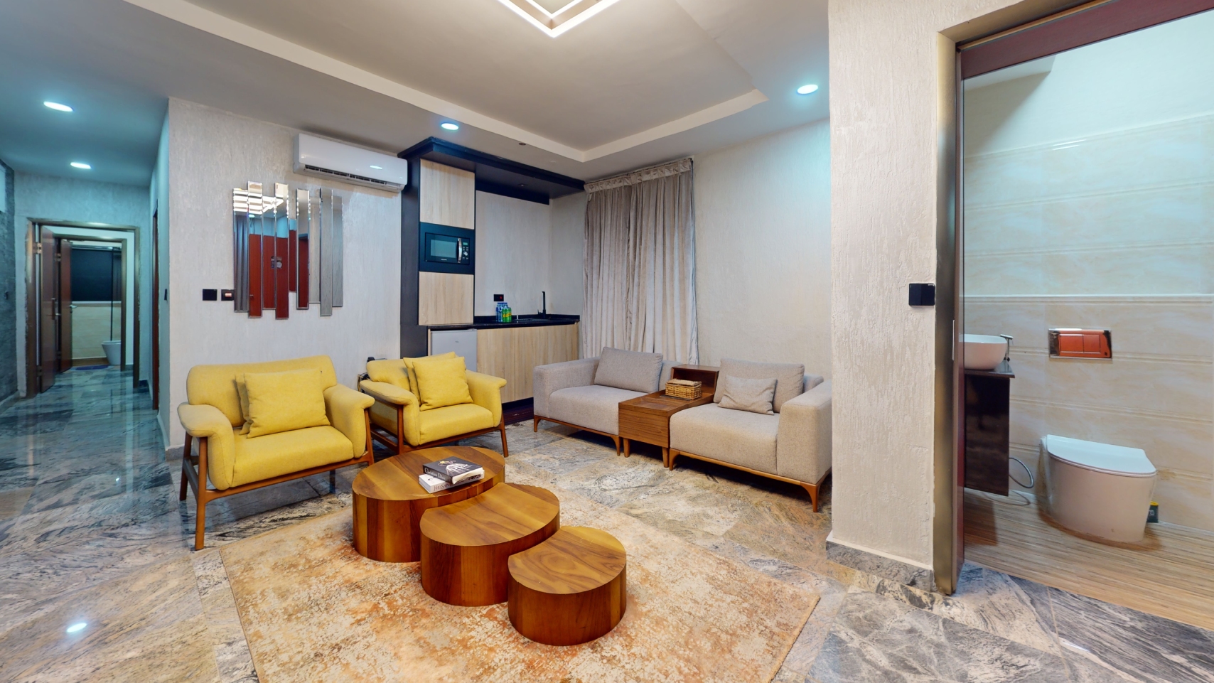 Luxury Apartments Abuja Yanna Apartments by khaliques Rio Living Room(4)